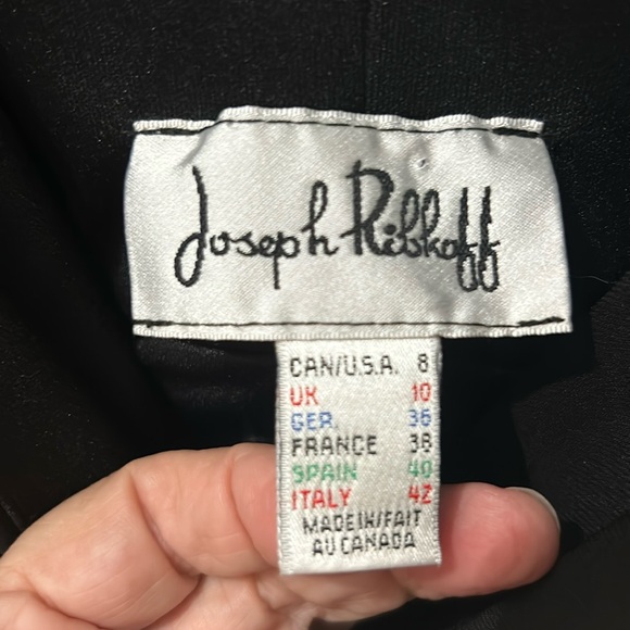 Joseph Ribkoff little black cocktail dress - Picture 2 of 5